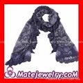 European Cotton Lace Edge Pashmina Shawl Scarves Wrap For Women 1