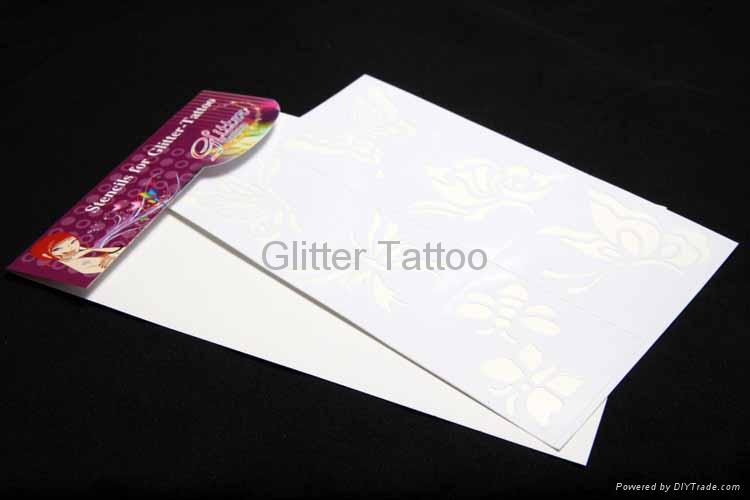 Glitter Tattoo Stencil Pack 1