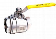 2PC FULL BORE 1000PSI STAINLESS STEEL THREADED END BALL VALVE