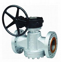 Lubricated Inverted Flange end Plug Valve