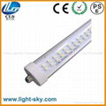 Top quality T8 2.4m FA8 single pin 40w LED tube 3000K 1