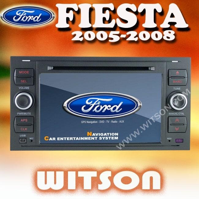 Witson car dvd player with gps for ford fiesta #2