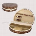 faux leather jewelry box/ travel jewelry case 1