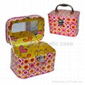 2010 fashion cosmetic case/ leather