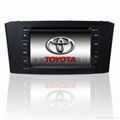 Toyota old avensis 2003-2007 special car dvd player with gps,ipod,tv,support 3G 2