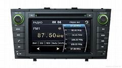 Toyota new avensis 2009-2012 special car dvd player with gps