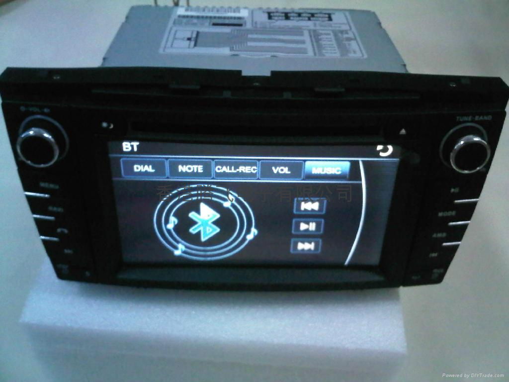 Toyota new avensis 2009-2012 special car dvd player with gps 5