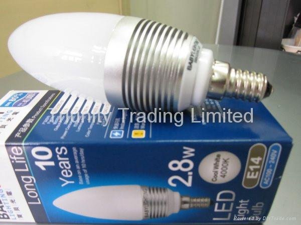 LED Light Bulb (Long candelabra) 2