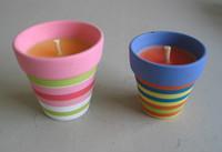 terracotta candle