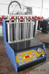 Fuel injector tester and cleaner machine