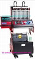 Fuel injector tester and cleaner machine