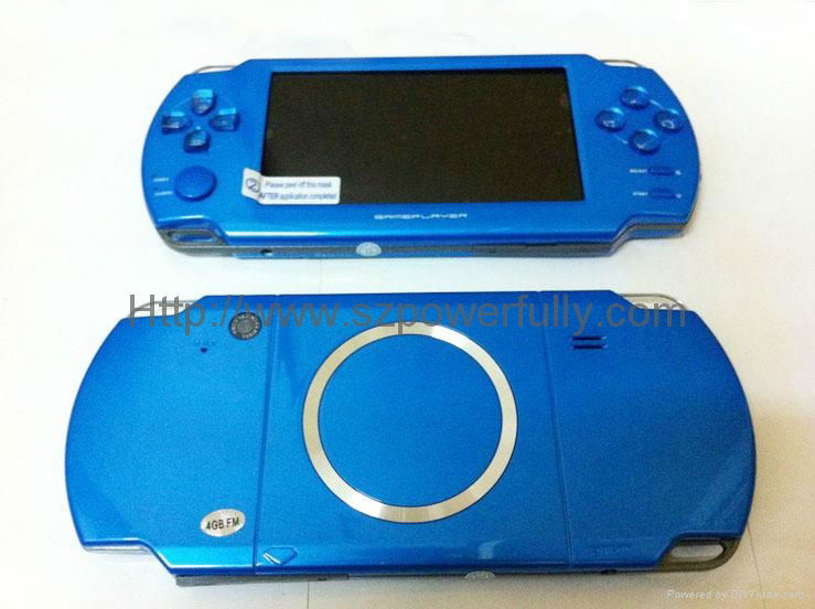 4.3"ultra thin Touch screen Portable Game Player with Built-in Games+Camera+ FM  3