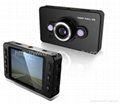 D6 2.7'' LCD car video recorder with IR night vision+HD 1080P +140 degrees DVR  2