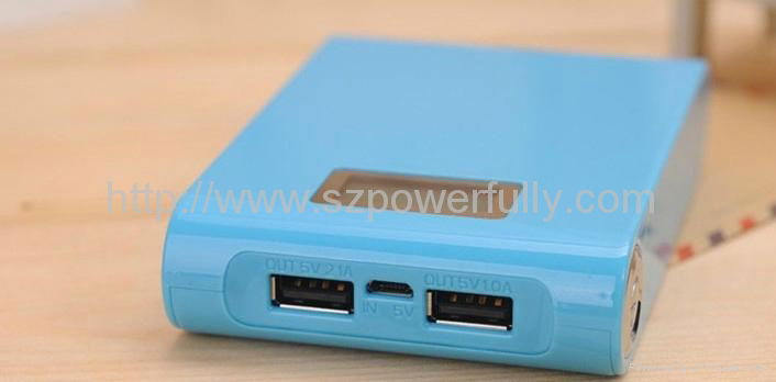 New 12000mAh Portable Power Bank / External Battery Pack charger with LED screen 4