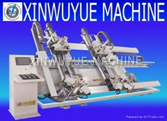 window machine four head corner combining machine