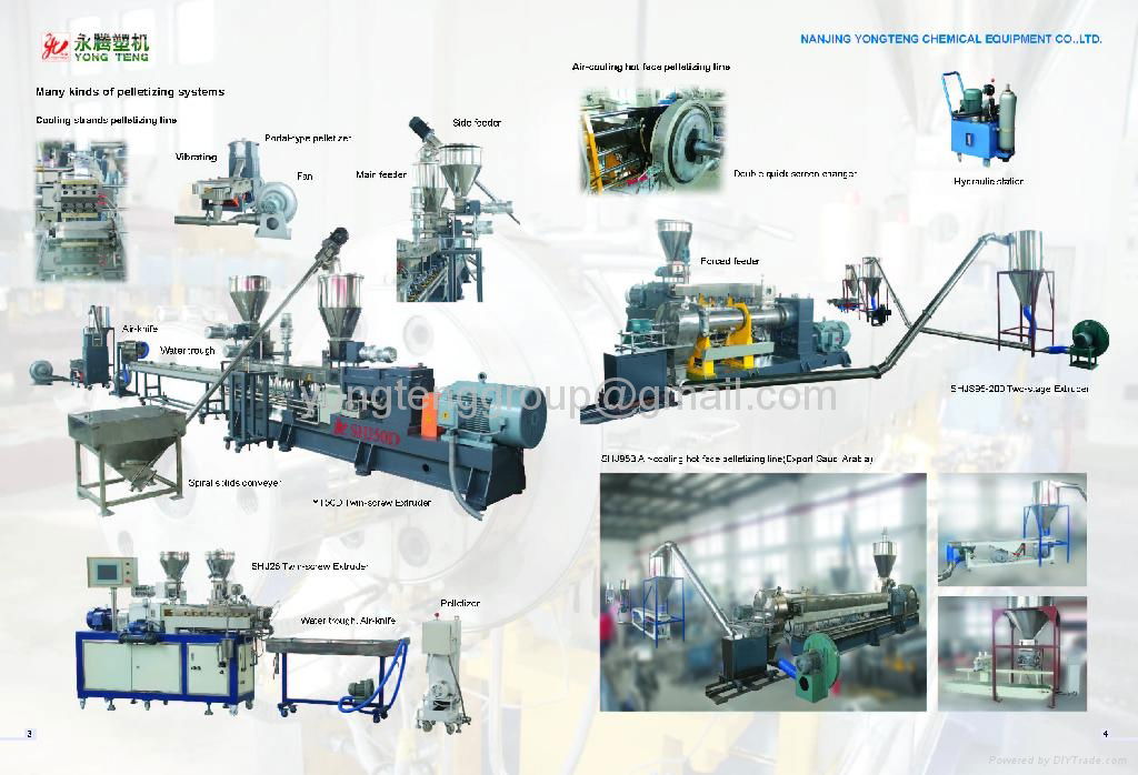 碳黑造粒機（SHJ65雙螺杆擠出機）