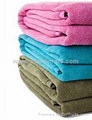 100% Cotton Yoga Cover Towel with Silicone/pvc  Nub  2