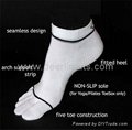 100% cotton Yoga and Pilates socks 3