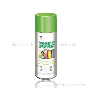 Fluorescent spray paint