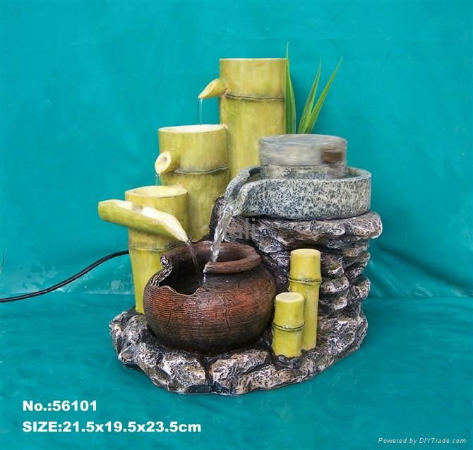 home water fountain,garden adornment , ployresin artcrafts, home humidifier,