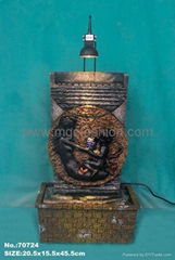 home water fountain,light-fixture, ployresin artcrafts, home humidifier,