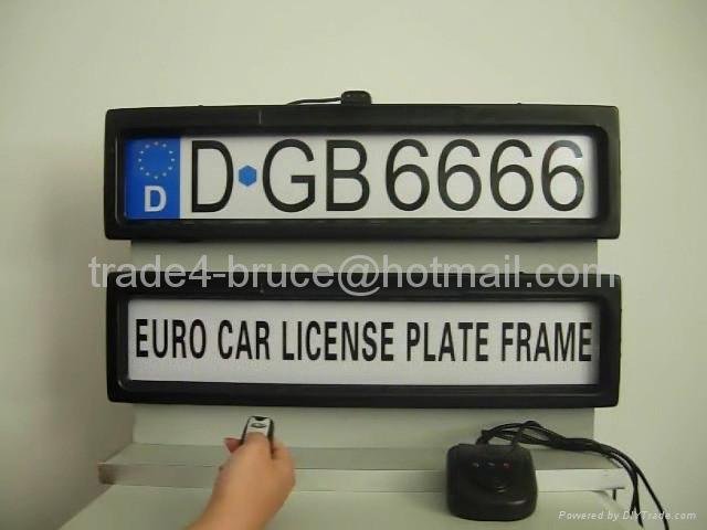 Remote Control license plate frame 2