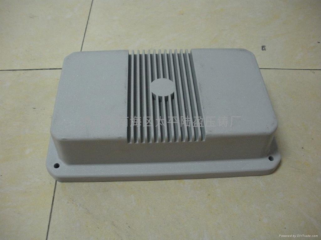 Aluminum casting tunnel light cover and heat sink parts