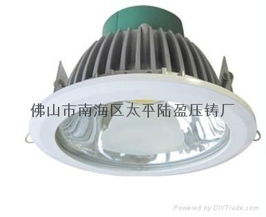 Aluminum Die casting LED ceiling lampshade and other parts 5