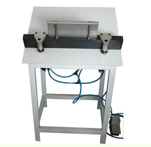 Pneumatic finishing machine for photo album