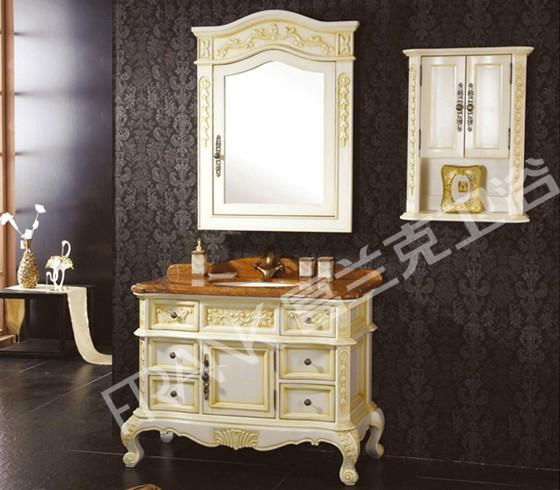 Louvre series solid wood bathroom furniture 3