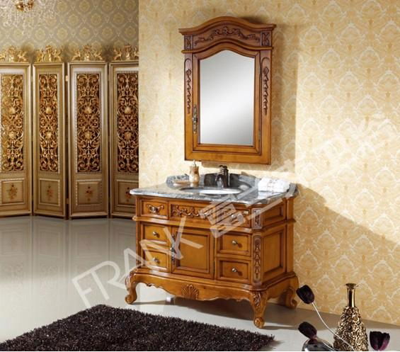 Louvre series solid wood bathroom furniture 4