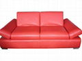 Leather sofa ls122