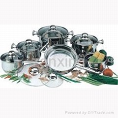 12pcs Stainless Steel Cookware set