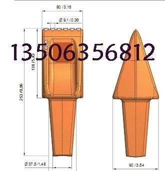 旋挖鑽機子彈頭截齒 3