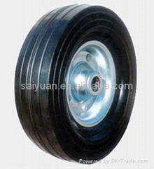 solid rubber wheel