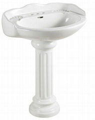 Pedestal basin