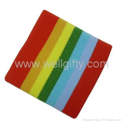 colorful sweatband