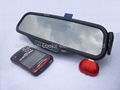 Hi-tech bluetooth handsfree car mirror with display english name supprt TTs  3