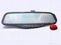 bluetooth rearview mirror with FM wireless display english name function  2