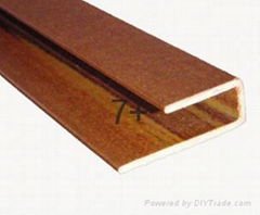 Wood plastic 7 type moulding