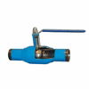 Long stem welded ball valve with flange end 