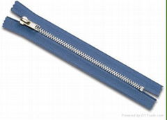 #4 metal zipper closed auto slider