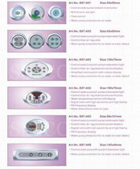 electronic control system for massage bathtub