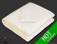 soft poylester electric warm heating  blankets