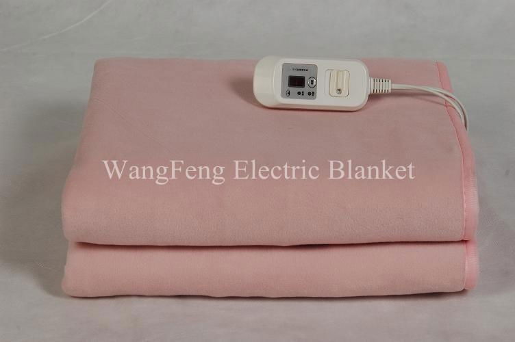 Cozy fleece polyester electric heating blankets