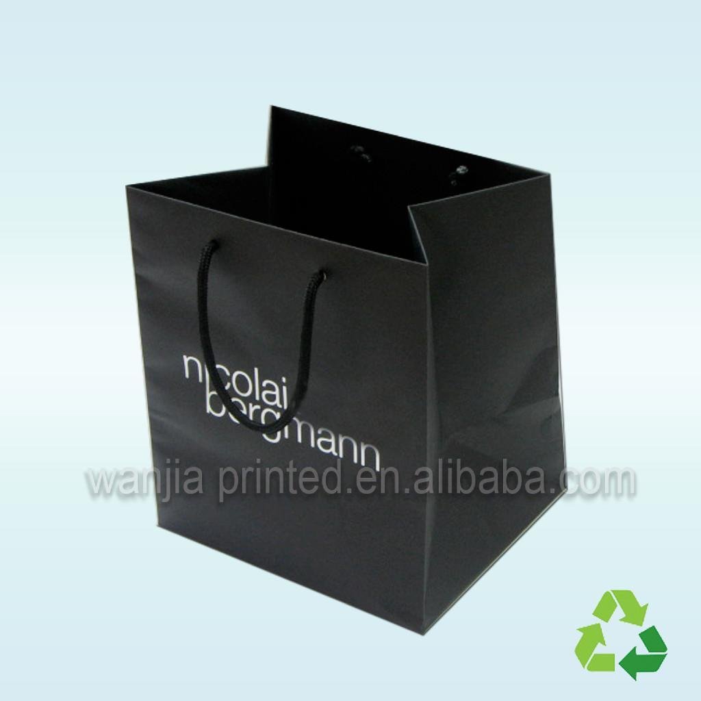 black card paper bag   