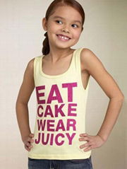 Juicy Couture Casual children Short Sleeve T-shirts for wholesale 