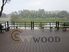 wooden solid decking