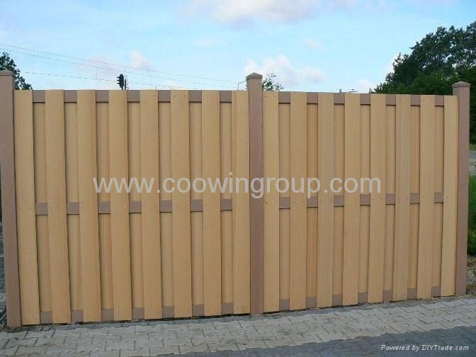 Wpc garden fence panel