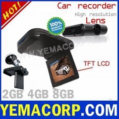 [Y-CARDVR007] 720P Car Recorder with LCD Monitor from Manufacturer YEMACORP